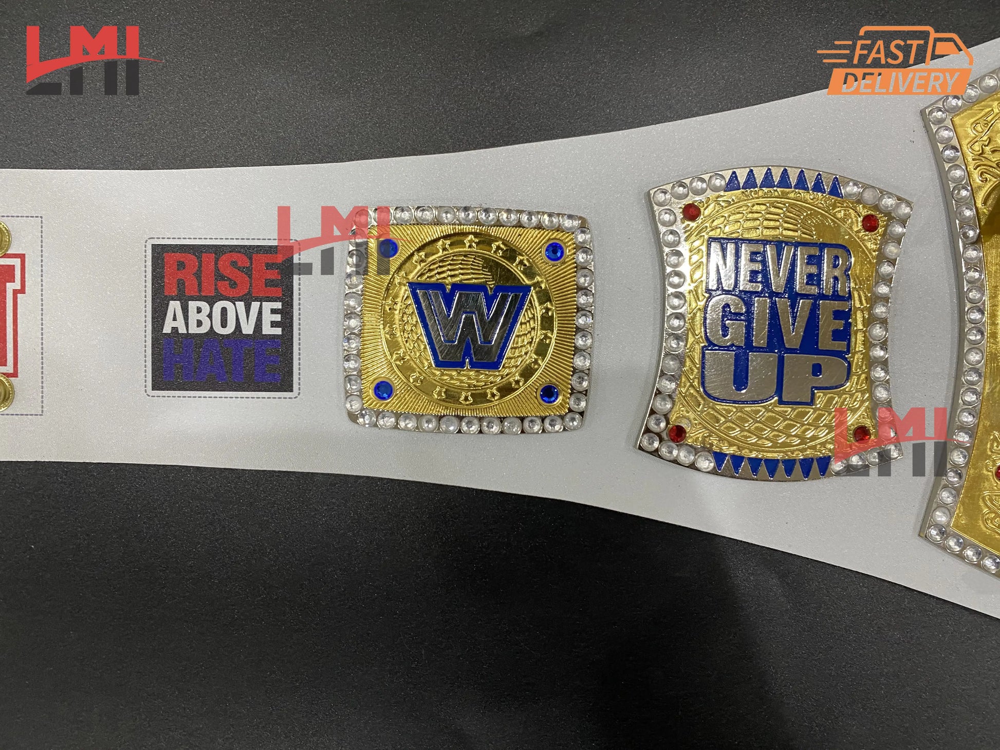 John Cena Farewell Tour 2025 Los Angeles Spinner Championship Belt Replica Wrestling 2mm Brass 