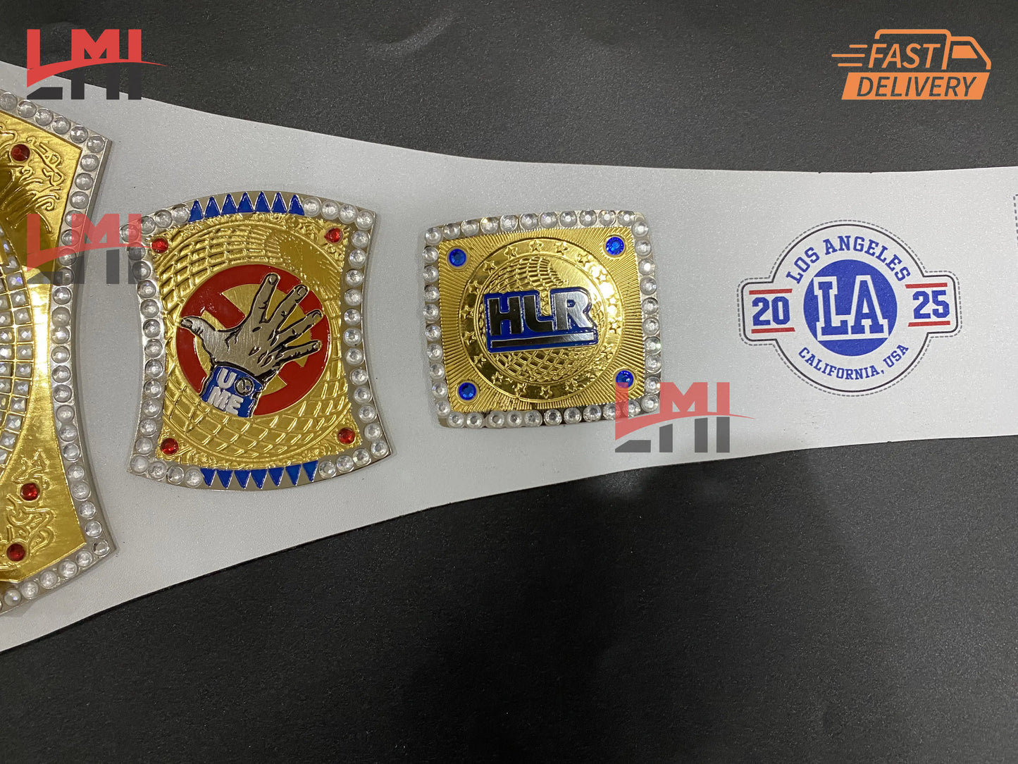 John Cena Farewell Tour 2025 Los Angeles Spinner Championship Belt Replica Wrestling 2mm Brass 