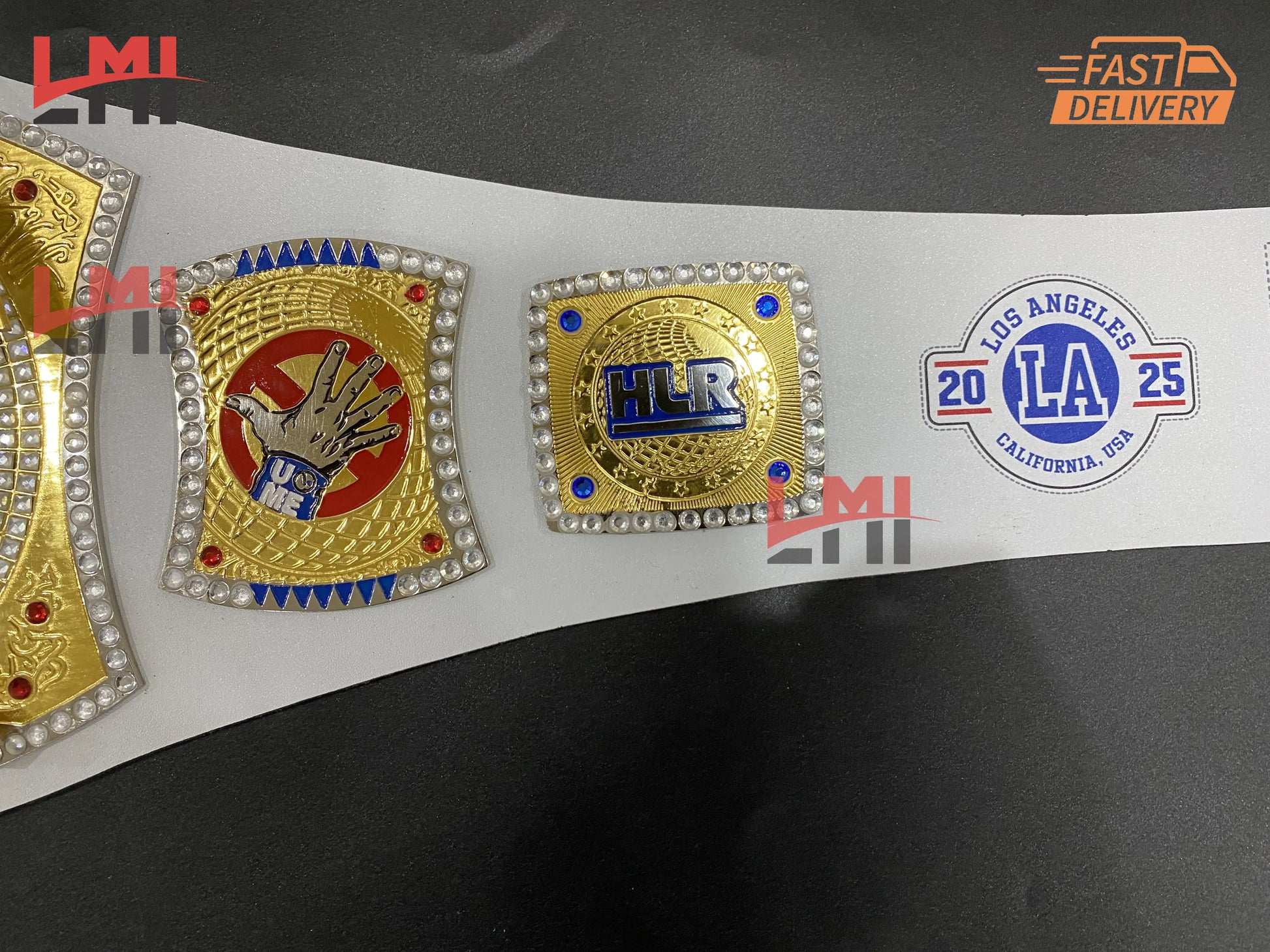 John Cena Farewell Tour 2025 Los Angeles Spinner Championship Belt Replica Wrestling 2mm Brass 