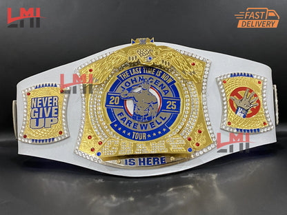 John Cena Farewell Tour 2025 Los Angeles Spinner Championship Belt Replica Wrestling 2mm Brass 
