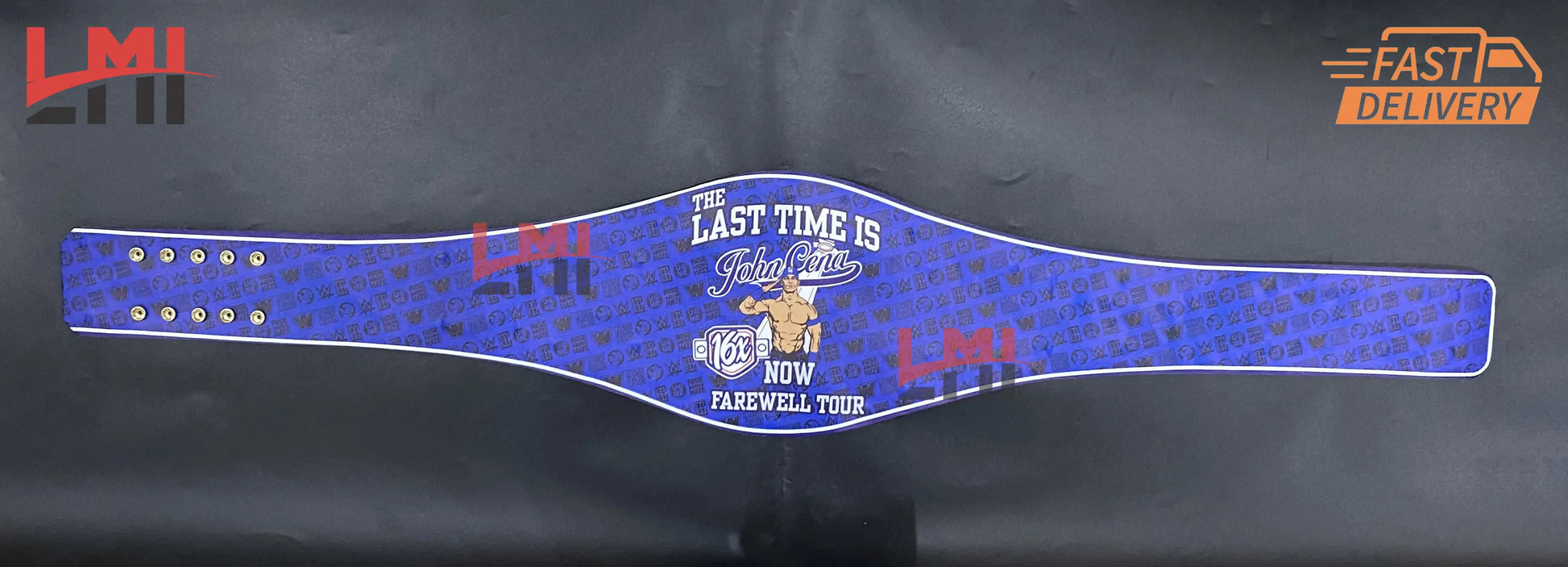 John Cena Farewell Tour 2025 Los Angeles Spinner Championship Belt Replica Wrestling 2mm Brass 